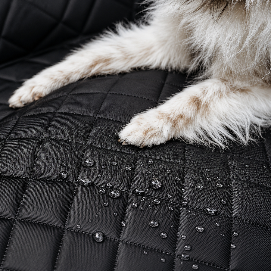 Dog Car Seat Cover View Mesh Pet Carrier Hammock Safety Protector Car Rear Back Seat Mat With Zipper And Pocket For Travel (3)