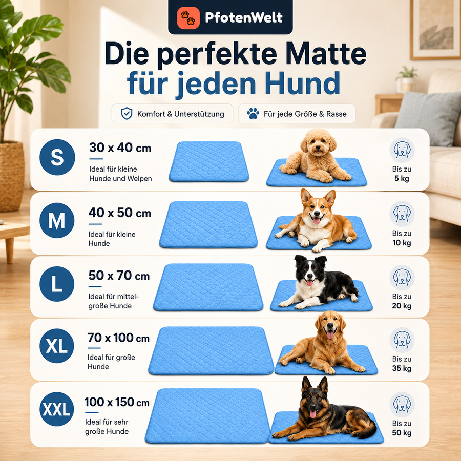 Kühlmatte für Hunde – atmungsaktiv, rutschfest & perfekt für heiße Sommertage (5)