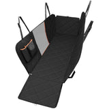Dog Car Seat Cover View Mesh Pet Carrier Hammock Safety Protector Car Rear Back Seat Mat With Zipper And Pocket For Travel Bild 5